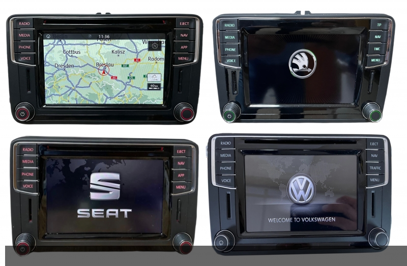 VW SEAT Škoda Discover Media OEM Navigationssystem Reparatur – MIB Startfehler Bootloop